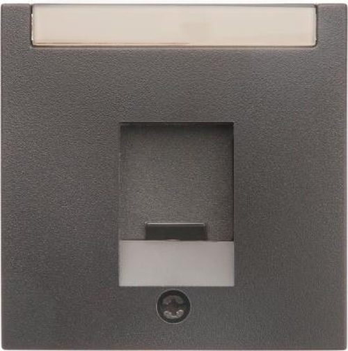 Berker 11701606 Z.-Stk. mit Staubschutzschieber und Beschriftungsfeld B.3/B.7 Anthrazit, Matt Berker 11701606 Z.-Stk. mit Staubschutzschieber und Beschriftungsfeld B.3/B.7 Anthrazit, Matt