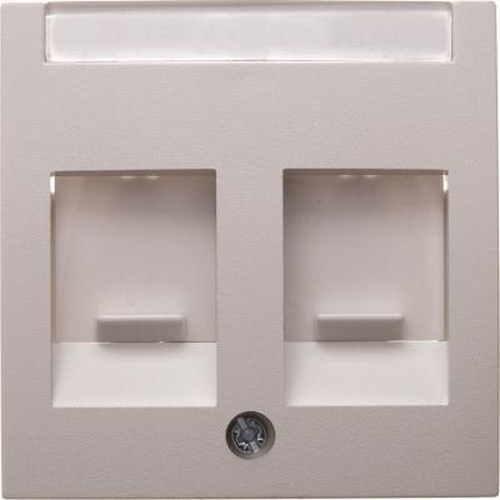 Berker 11818989 Z.-Stk. mit Staubschutzschiebern u. Beschriftungsf. S.1 Polarweiß, Glänzend Berker 11818989 Z.-Stk. mit Staubschutzschiebern u. Beschriftungsf. S.1 Polarweiß, Glänzend