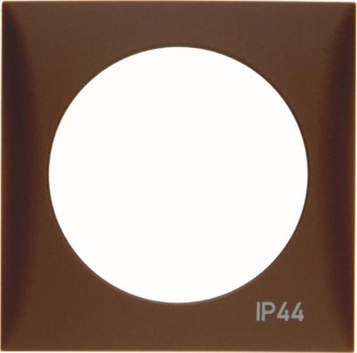 Berker 918272591 Rahmen mit Aufdruck "IP44", Integro Flow, Braun Matt Berker 918272591 Rahmen mit Aufdruck "IP44", Integro Flow, Braun Matt