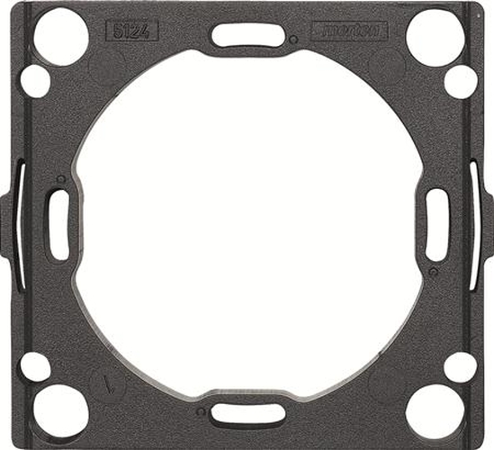 Merten 512400 Rahmen 1-Fach Einlegeplättchen M-Plan II Schwarz