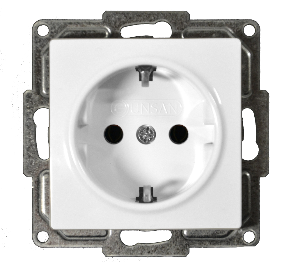 Moderna Steckdosen-Einsatz Alpinweiß Moderna Steckdosen-Einsatz Alpinweiß