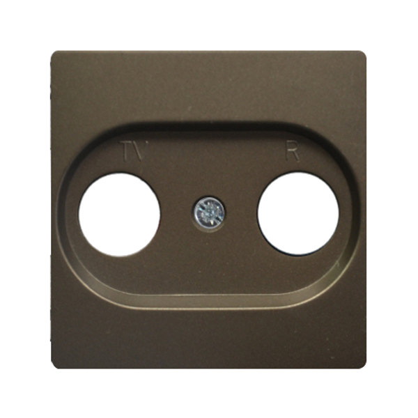 Visage 2-Loch Abdeckung Anthrazit