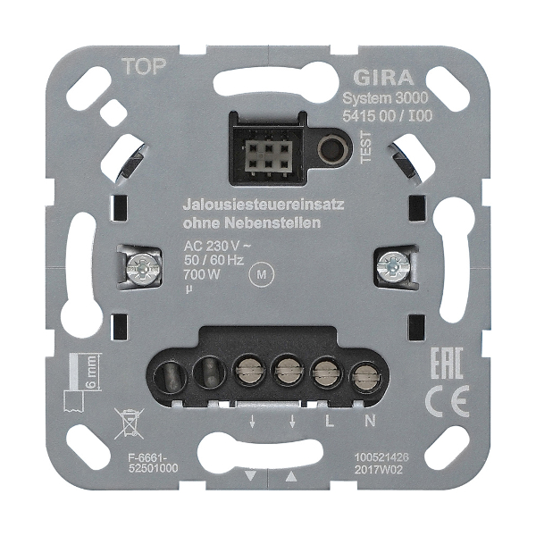 Gira 541500 Jalousiesteuereinsatz System 3000