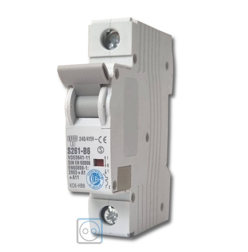 Klein Leitungsschutzschalter 1-Polig B6A 6kA Klein Leitungsschutzschalter 1-Polig B6A 6kA
