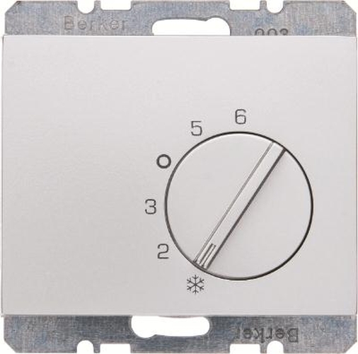 Berker 20267104 Temperaturregler mit Wechsler und Zentralstück K.5 Edelstahl, Lackiert Berker 20267104 Temperaturregler mit Wechsler und Zentralstück K.5 Edelstahl, Lackiert