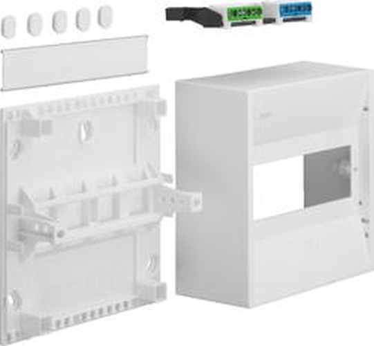 Hager GD108N Aufputz-Miniverteiler 1-Reihig 8PLE