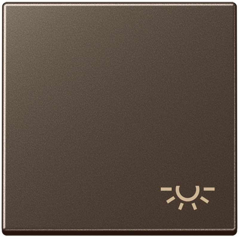 JUNG A590LMO Wippe mit Symbol "Licht"
 Mokka JUNG A590LMO Wippe mit Symbol "Licht"
 Mokka