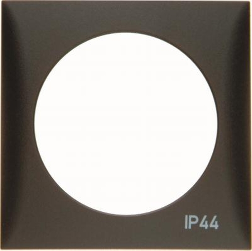 Berker 918272595 Rahmen mit Aufdruck "IP44", Integro Flow, Anthrazit Matt Berker 918272595 Rahmen mit Aufdruck "IP44", Integro Flow, Anthrazit Matt