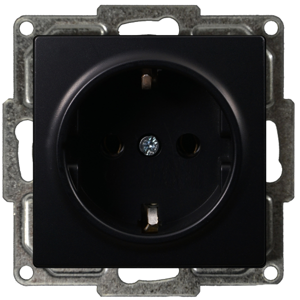 Moderna Steckdosen-Einsatz Schwarz Moderna Steckdosen-Einsatz Schwarz