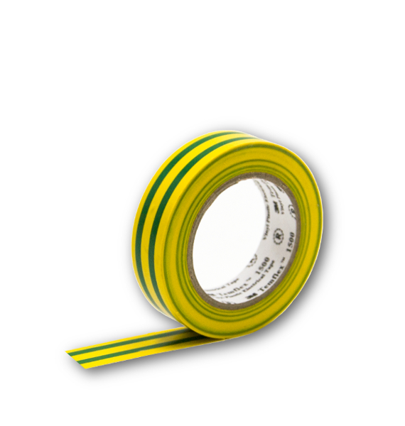 3M Isolierband 10m 15mm Breit Grün/Gelb 3M Isolierband 10m 15mm Breit Grün/Gelb