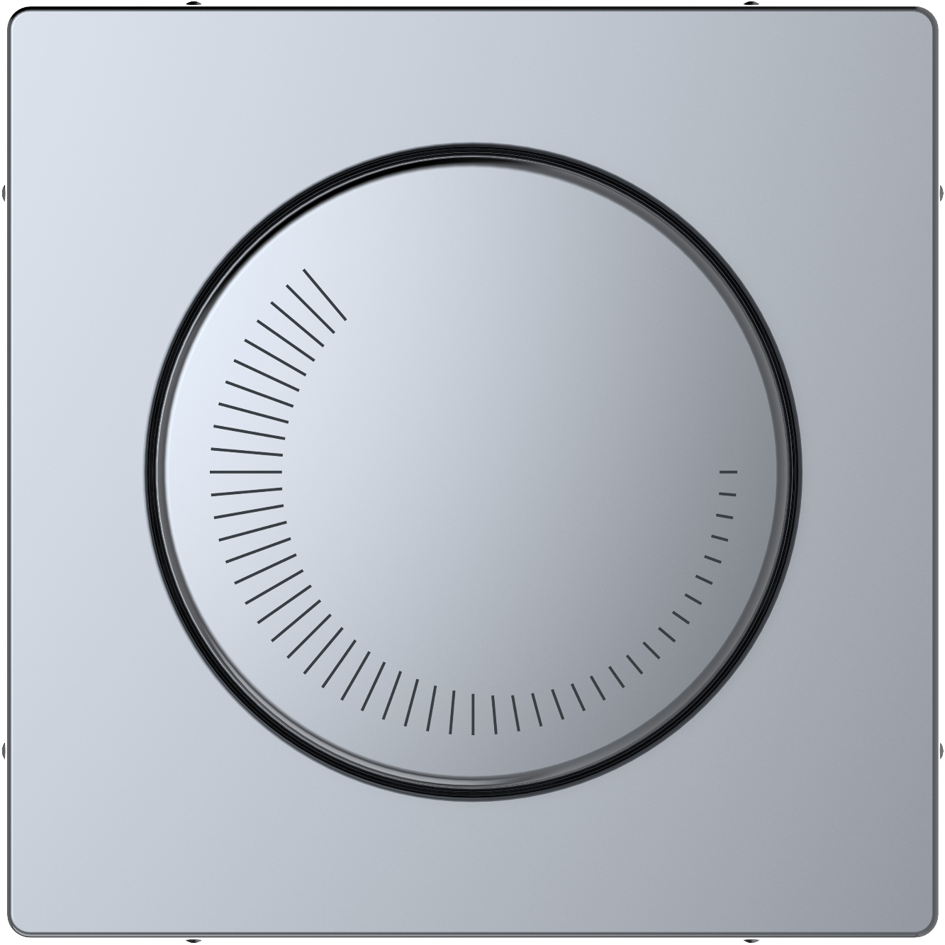 Merten MEG5251-6036 Zentralplatte für Drehzahlsteller Edelstahl Merten MEG5251-6036 Zentralplatte für Drehzahlsteller Edelstahl