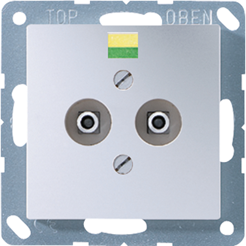 JUNG A565-2AL Potentialausgleich-Steckdose
 Aluminium JUNG A565-2AL Potentialausgleich-Steckdose
 Aluminium