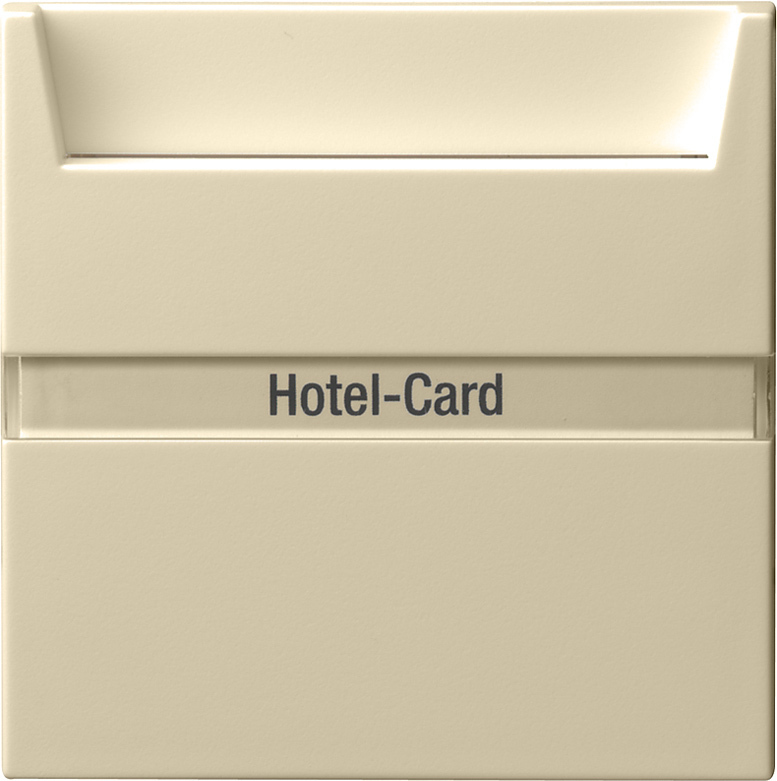 GIRA 014001 Hotelcard-Schalter Cremeweiß-Glänzend