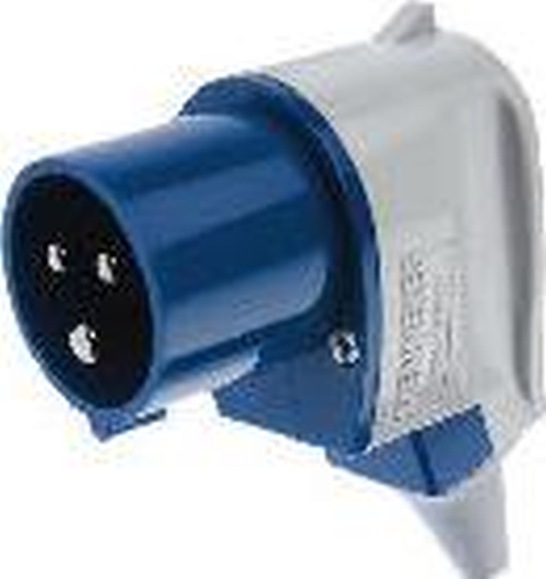 Berker 578101 CEE Winkelstecker 3-polig 16 A Verbindungssysteme Grau/Blau Berker 578101 CEE Winkelstecker 3-polig 16 A Verbindungssysteme Grau/Blau