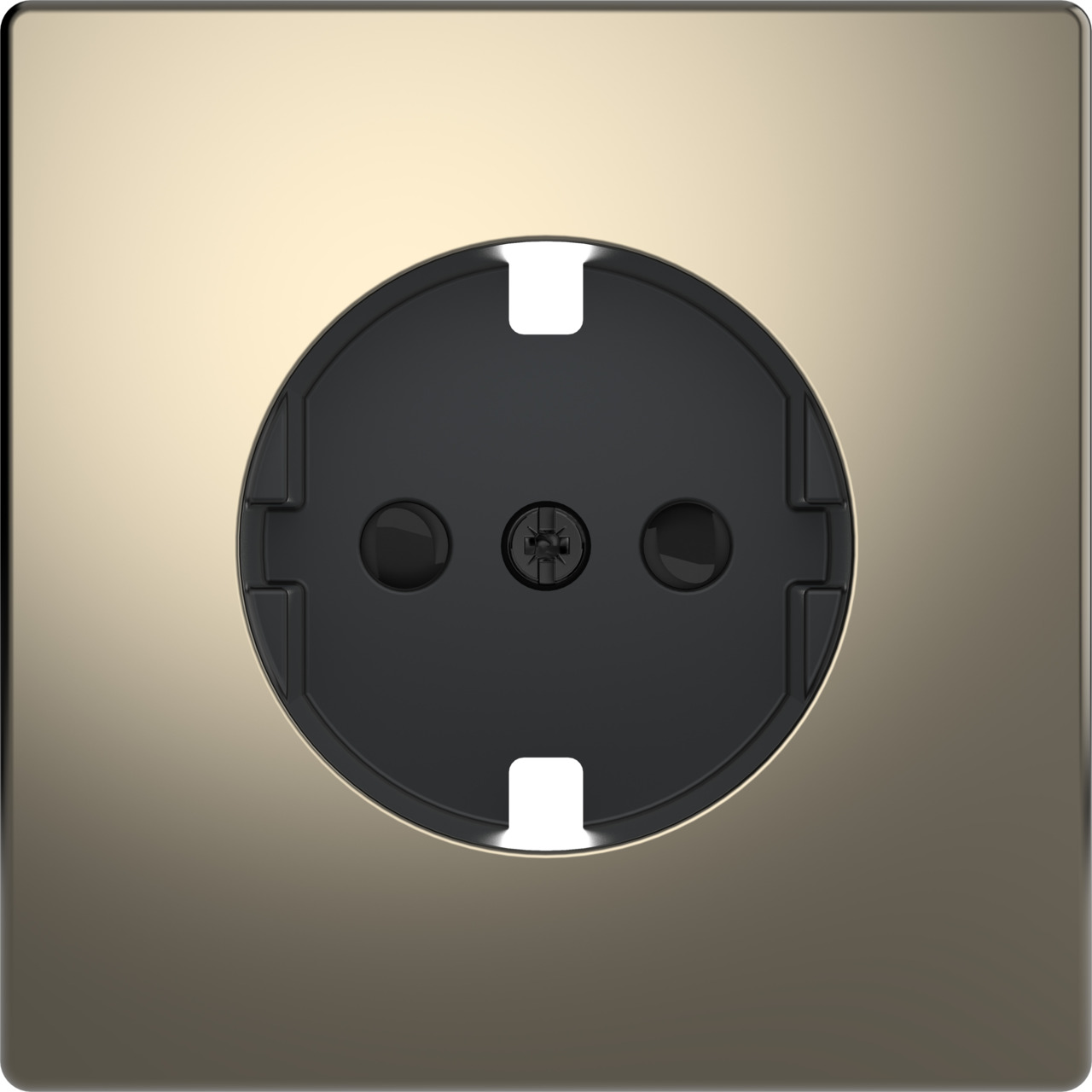 Merten MEG2330-6050 Zentralplatte für Schuko-Steckdosen-Einsatz EBS Nickelmetallic Merten MEG2330-6050 Zentralplatte für Schuko-Steckdosen-Einsatz EBS Nickelmetallic