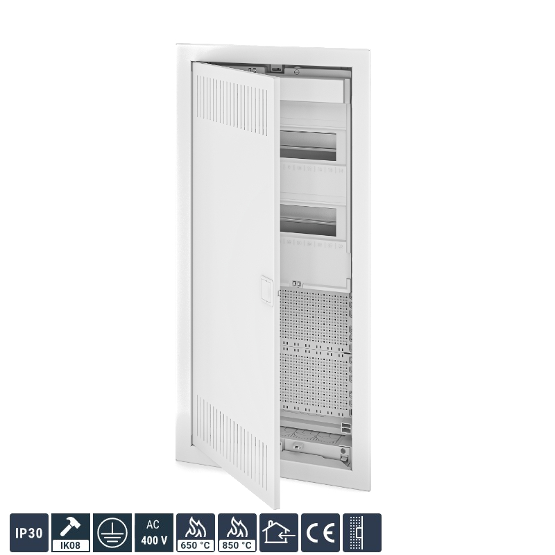 Tehnoplast Hybrid Combo U48 4/2ES Sicherungskasten 4-Reihig Unterputz/Hohlwand