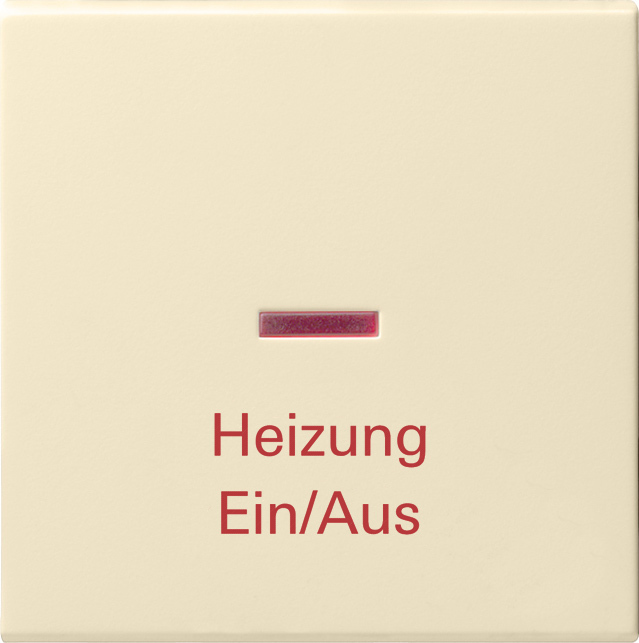 GIRA 367801 Kontroll-Wippe mit Aufdruck "Heizung" Cremeweiß-Glänzend GIRA 367801 Kontroll-Wippe mit Aufdruck "Heizung" Cremeweiß-Glänzend