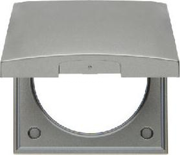 Berker 918282524 Rahmen mit Klappdeckel, Integro Flow/Pure, Edelstahl Matt, Lackiert Berker 918282524 Rahmen mit Klappdeckel, Integro Flow/Pure, Edelstahl Matt, Lackiert