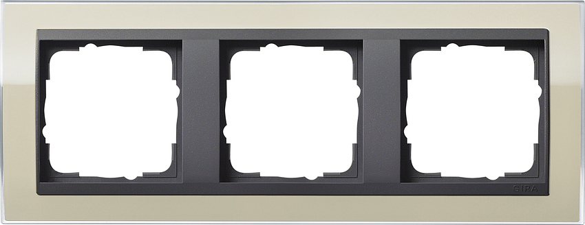 GIRA 0213778 Rahmen 3-Fach Event Farbe-Sand/Anthrazit GIRA 0213778 Rahmen 3-Fach Event Farbe-Sand/Anthrazit