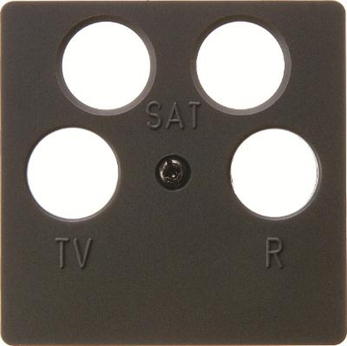 Berker 14841606 Zentralplatte für Antennendose 4Loch Anthrazit Matt/Samt Berker 14841606 Zentralplatte für Antennendose 4Loch Anthrazit Matt/Samt