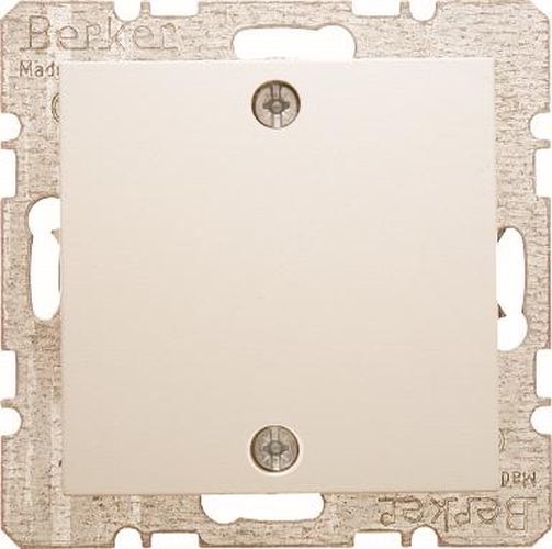 Berker 10098912 Blindverschluss mit Zentralstück und Schraubbefestigung S.1 Weiß, Glänzend Berker 10098912 Blindverschluss mit Zentralstück und Schraubbefestigung S.1 Weiß, Glänzend