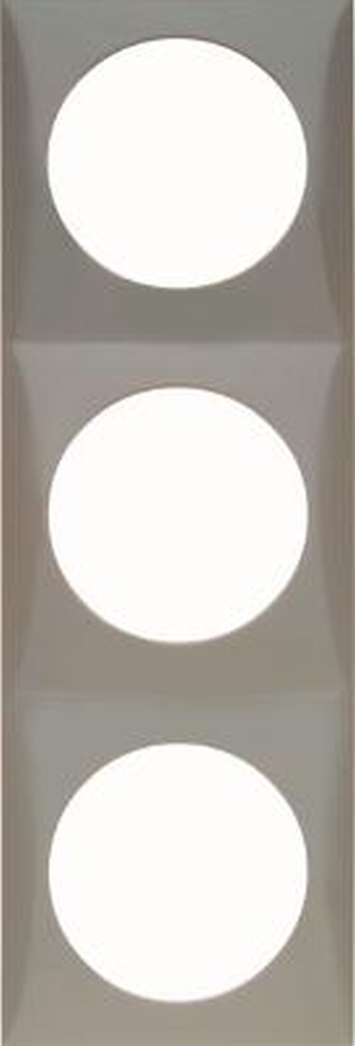 Berker 918192507 Rahmen 3Fach, Integro Flow, Grau Glänzend Berker 918192507 Rahmen 3Fach, Integro Flow, Grau Glänzend