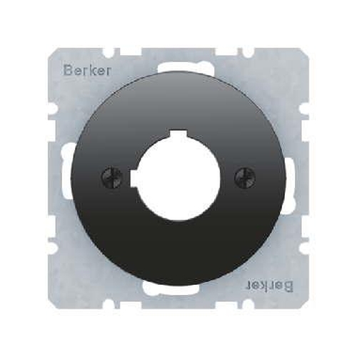 Berker 14322045 Zentralplatte für Melde- und Befehlsgerät Ø 22,5 mm Schwarz, Glänzend Berker 14322045 Zentralplatte für Melde- und Befehlsgerät Ø 22,5 mm Schwarz, Glänzend