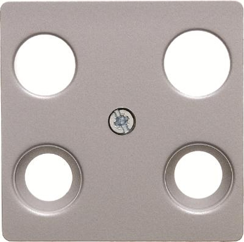 Berker 14831404 Zentralplatte für Antennen-Steckdose 4Loch Zentralplattensystem Alu, Matt Berker 14831404 Zentralplatte für Antennen-Steckdose 4Loch Zentralplattensystem Alu, Matt