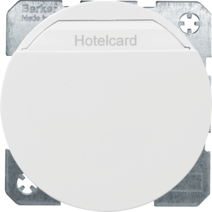 Berker 16402089 Relais-Schalter mit Zentralstück für Hotelcard R.1/R.3 Polarweiß, Glänzend Berker 16402089 Relais-Schalter mit Zentralstück für Hotelcard R.1/R.3 Polarweiß, Glänzend