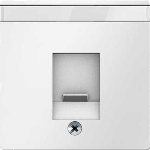 Berker 11706089 Zentralstück mit Staubschutzschieber und Beschriftungsfeld Q.x Polarweiß, Samt Berker 11706089 Zentralstück mit Staubschutzschieber und Beschriftungsfeld Q.x Polarweiß, Samt