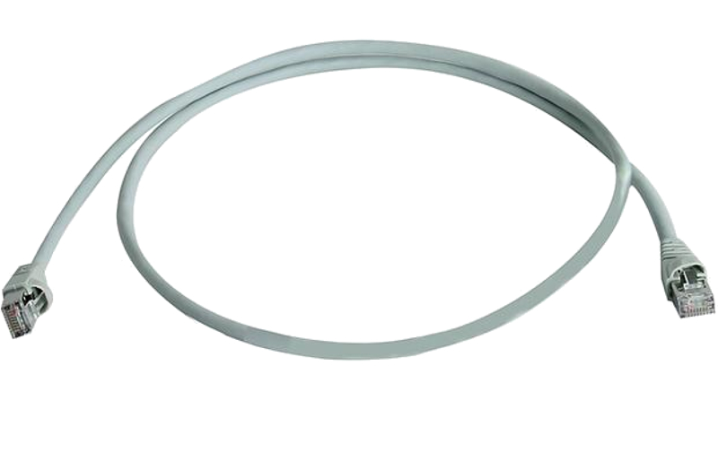 Telegärtner 100008462 Patchkabel Cat.6A Grau 3,0m