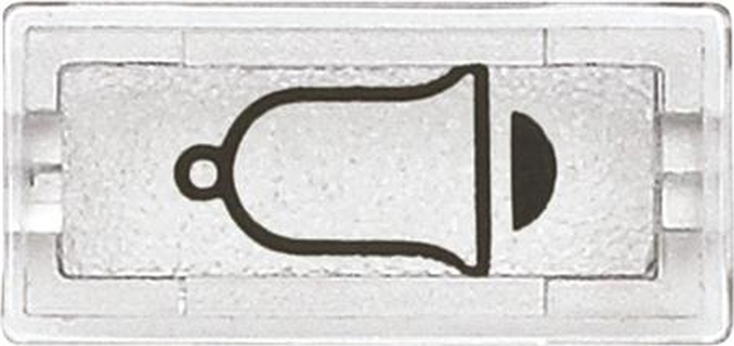 Merten 395869 Symbol "Klingel"Glasklar Merten 395869 Symbol "Klingel"Glasklar