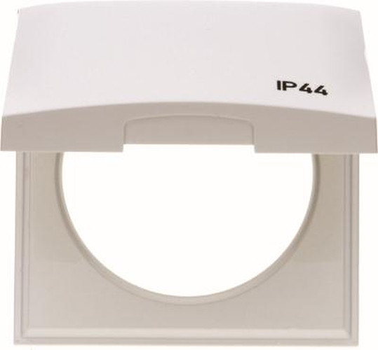 Berker 918282599 Rahmen mit Klappdeckel und Aufdruck "IP44", Integro Flow, Polarweiß Gl. Berker 918282599 Rahmen mit Klappdeckel und Aufdruck "IP44", Integro Flow, Polarweiß Gl.