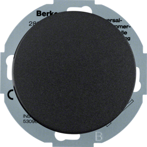 Berker 28352045 Universal-Drehdimmer-Nebenstelle mit Softrastung R.Classic Schwarz, Glänzend Berker 28352045 Universal-Drehdimmer-Nebenstelle mit Softrastung R.Classic Schwarz, Glänzend