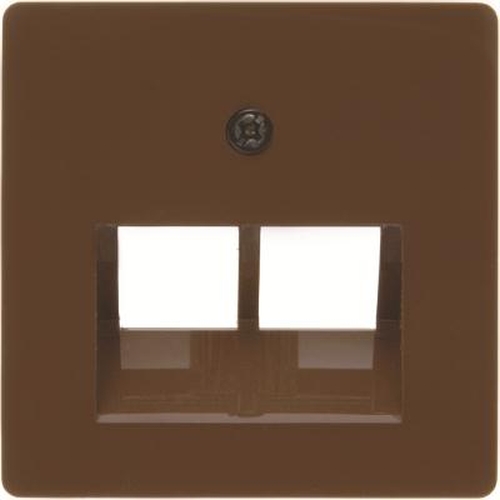 Berker 146901 Zentralplatte UAE Steckdose 2Fach Zentralplattensystem Braun, Glänzend Berker 146901 Zentralplatte UAE Steckdose 2Fach Zentralplattensystem Braun, Glänzend
