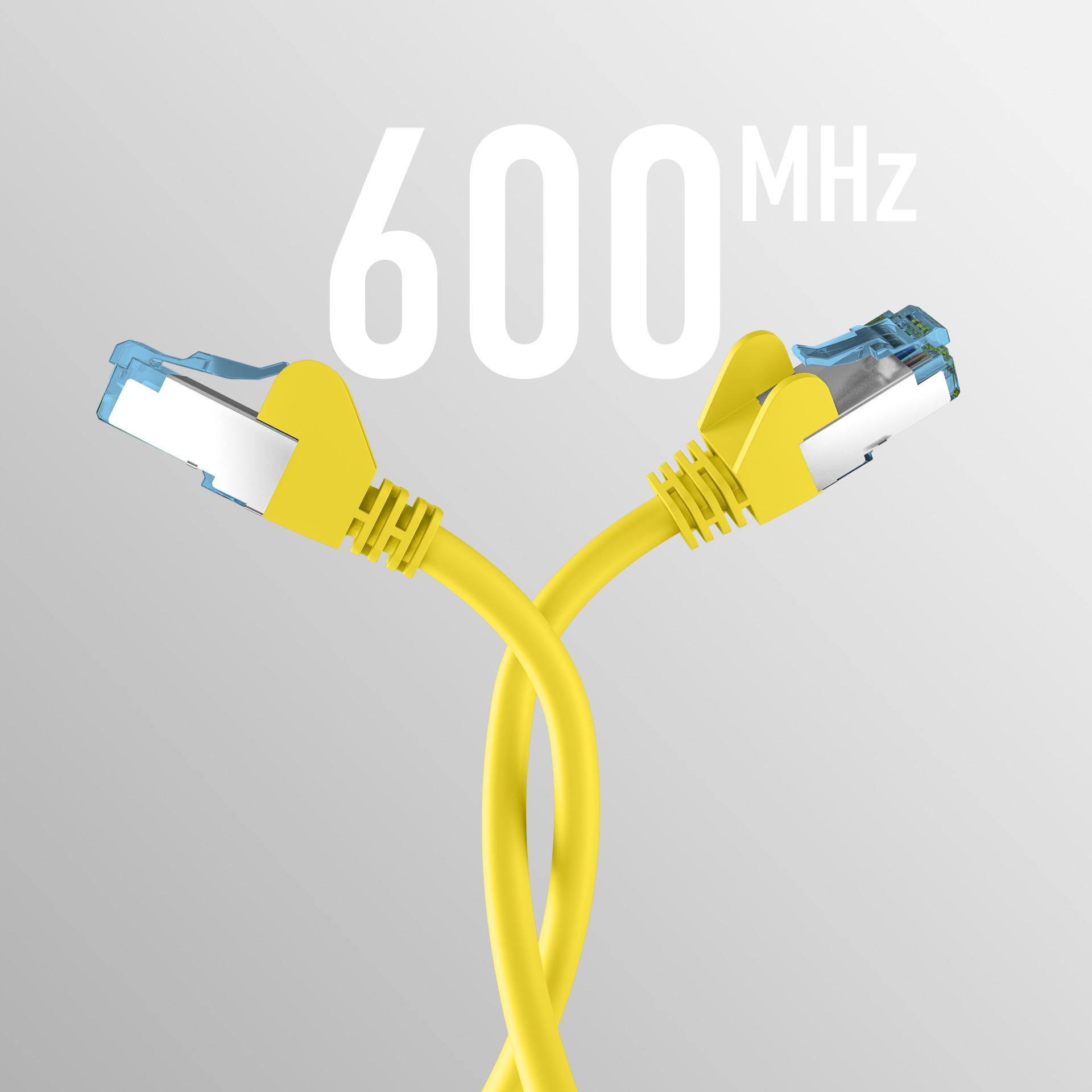 Patchkabel CAT.7  S-FTP/PIMF Gelb 1m