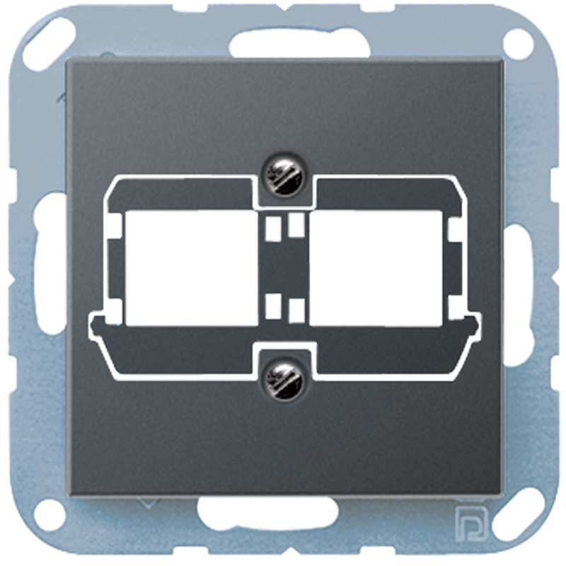 JUNG A569-21BFACSANM Abdeckung für Dosen-Anschlussmodul Anthrazit Matt