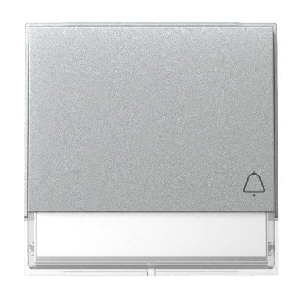 GIRA 367365 Wippe mit Symbol "Klingel" und Beschriftungsfeld Farbe-Alu