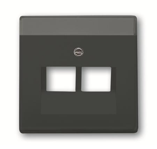 Busch-Jaeger 1803-02-81 Abdeckung UAE 2-Fach Anthrazit Busch-Jaeger 1803-02-81 Abdeckung UAE 2-Fach Anthrazit