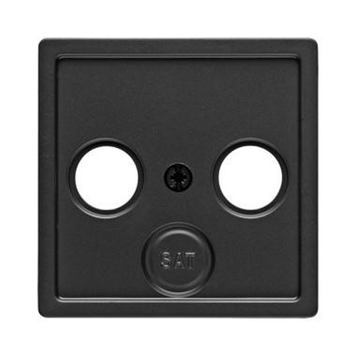 Berker 12036086 Zentralstück für Antennen-Steckdose 2- und 3Loch Q.1/Q.3 Anthrazit, Samt Berker 12036086 Zentralstück für Antennen-Steckdose 2- und 3Loch Q.1/Q.3 Anthrazit, Samt