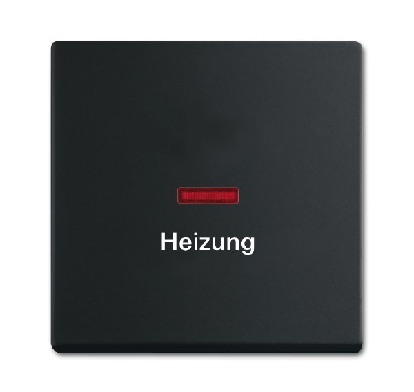 Busch-Jaeger 1789H-885 Wippe mit Aufdruck "Heizung" Schwarz-Matt Busch-Jaeger 1789H-885 Wippe mit Aufdruck "Heizung" Schwarz-Matt