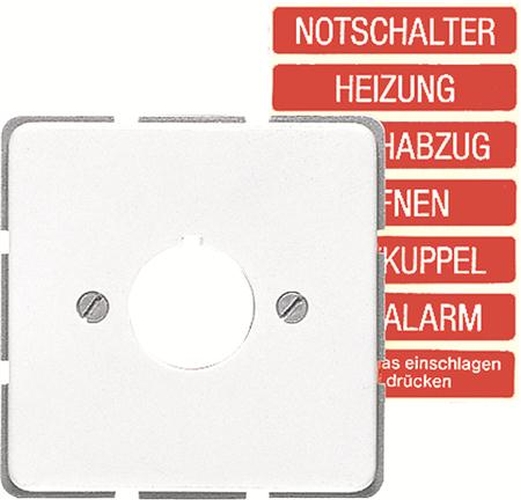 JUNG 564GE Abdeckung Befehlsgeräte Gelb