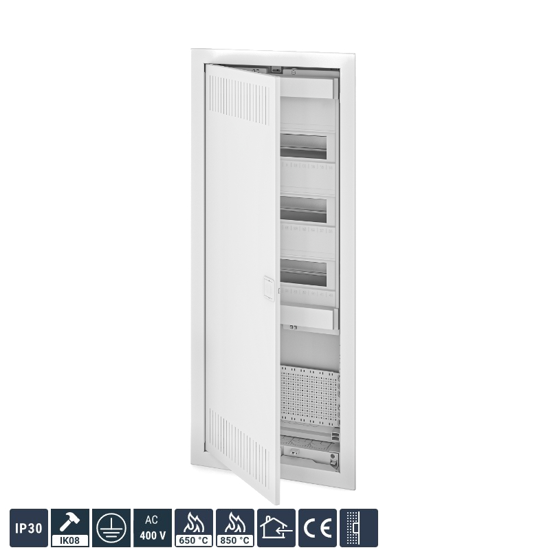 Tehnoplast Hybrid Combo U60 5/3ES Sicherungskasten 5-Reihig Unterputz/Hohlwand