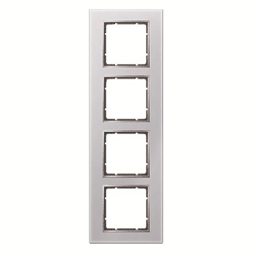 Berker 10146414 Glasrahmen 4Fach B.7 Alu Berker 10146414 Glasrahmen 4Fach B.7 Alu