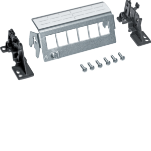 Hager FZ06MK Patch-Panel 6-Fach Keystone