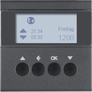 Berker 85741185 Jalousie-Schaltuhr S.1/B.3/B.7 Anthrazit, Matt Berker 85741185 Jalousie-Schaltuhr S.1/B.3/B.7 Anthrazit, Matt