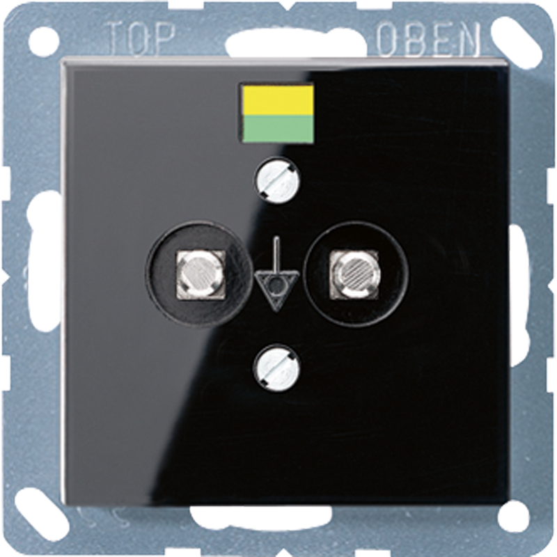 JUNG A565-2SW Potentialausgleich-Steckdose
 Schwarz JUNG A565-2SW Potentialausgleich-Steckdose
 Schwarz