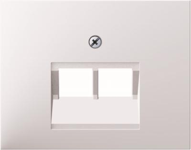 Berker 14097009 Zentralstück für UAE Steckdose 2Fach K.1 Polarweiß, Glänzend Berker 14097009 Zentralstück für UAE Steckdose 2Fach K.1 Polarweiß, Glänzend