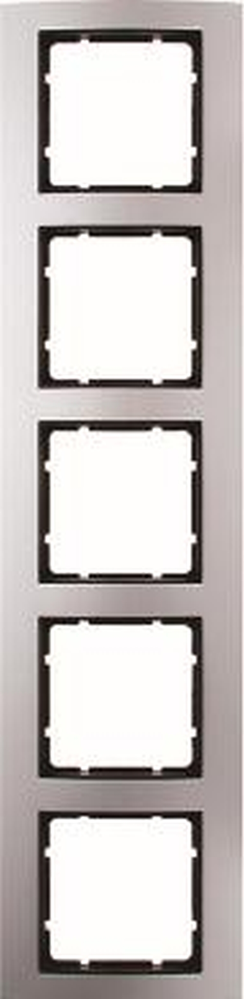 Berker 10153004 Rahmen 5Fach B.3 Alu/Anthrazit Berker 10153004 Rahmen 5Fach B.3 Alu/Anthrazit