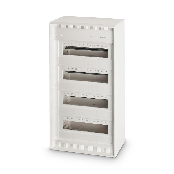 Hager VA48CN Volta Aufputz-Verteiler 4-Reihig 48PLE Hager VA48CN Volta Aufputz-Verteiler 4-Reihig 48PLE